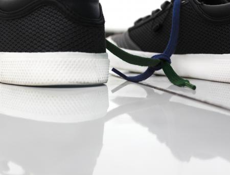 Close-up of Shoes Against White Background