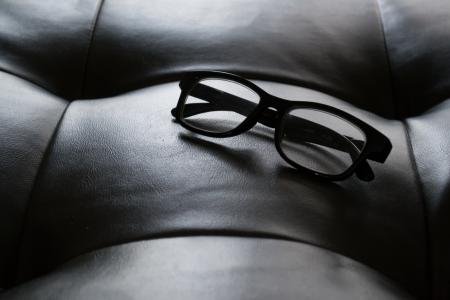 Close-Up Photography of Black Frame Eyeglasses