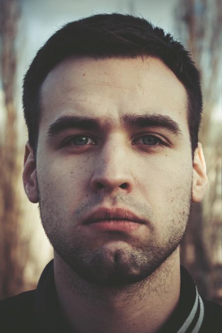 Close-up Portrait of Man