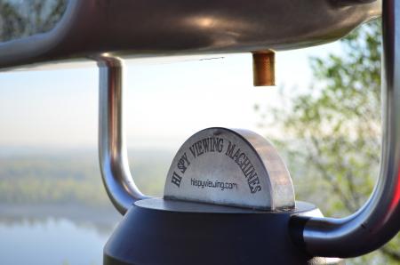 Close-up View of Telescope