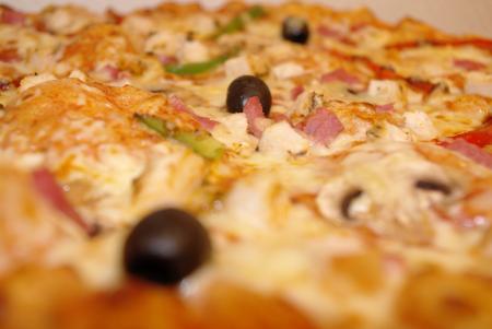 Closeup pizza