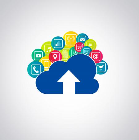 Cloud-based apps illustration