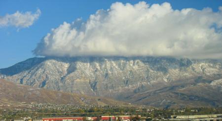 Clouds Covering Mountains