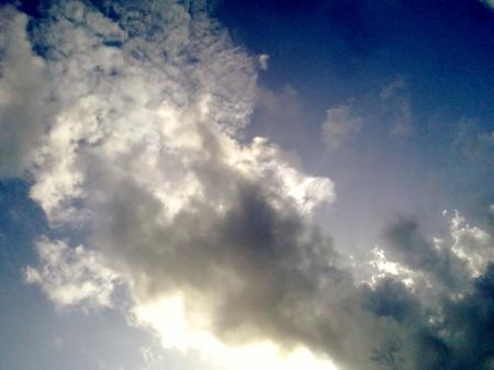 Cloudy bright sky-2