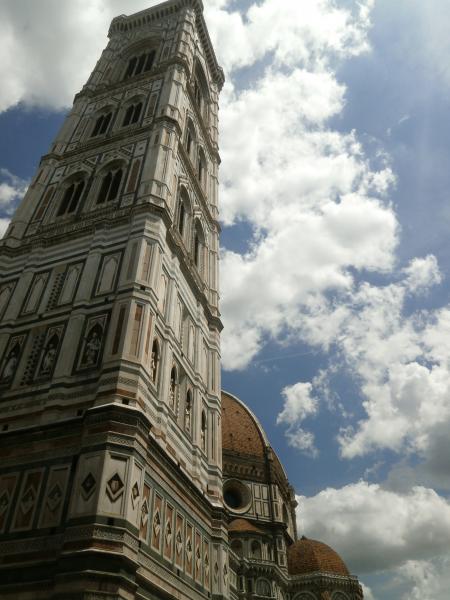 Cloudy Church Tower