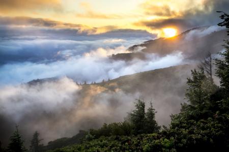 Cloudy Mountains