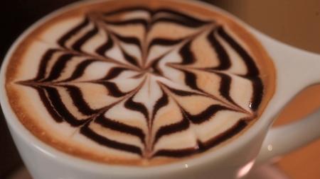 Coffee Spiral Art