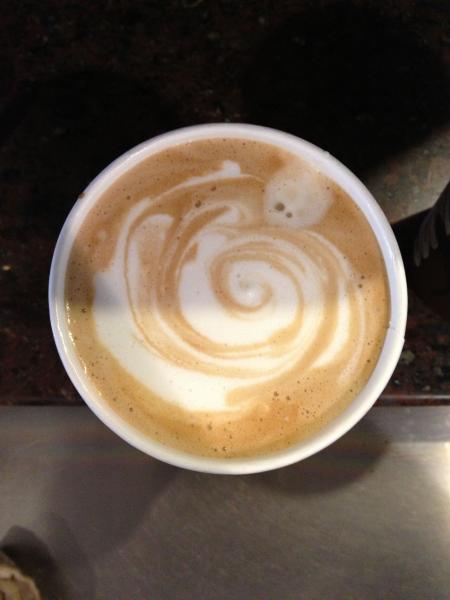 Coffee Spiral Art