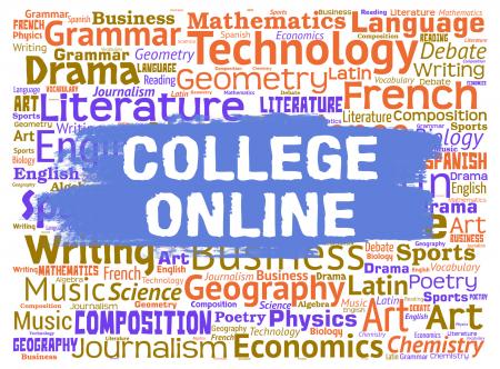 College Online Shows Web Site And Colleges