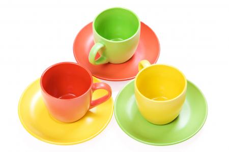 Colored cups