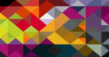 Colorful abstract triangle pattern