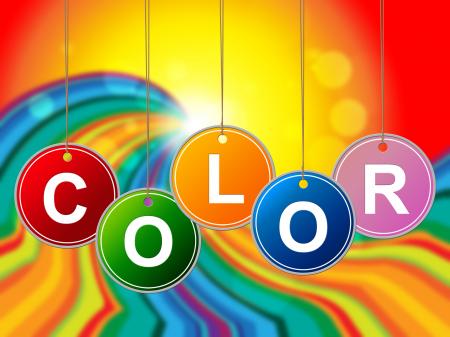 Colorful Color Means Paint Colors And Colour