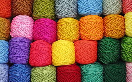 Colorful Wool Background