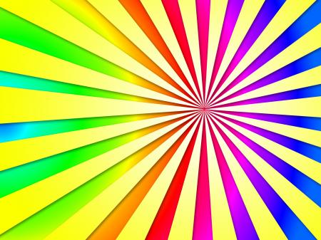 Colourful Dizzy Striped Tunnel Background Shows Dizzy Illustration Or