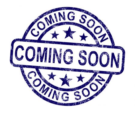 Coming Soon Stamp Showing New Product Arrival Announcement