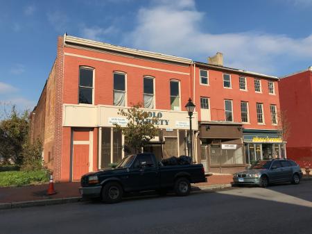 Commercial buildings (Solo Variety store), 1100-1106 W. Baltimore Street, Baltimore, MD 21223
