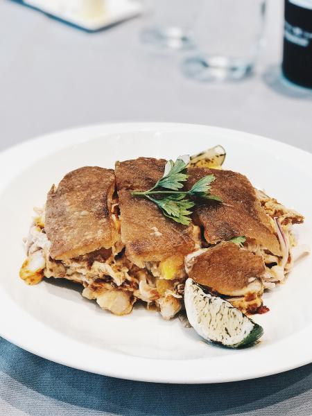 Cooked Food Serve on White Ceramic Plate