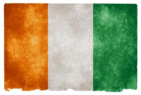 Cote d'Ivoire Grunge Flag