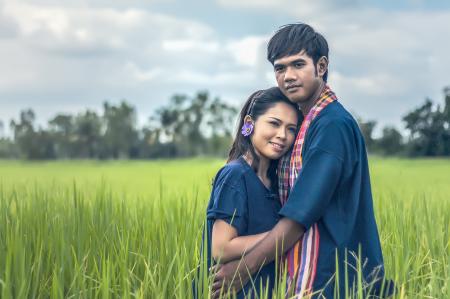 Couple in the Field