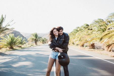 Posing for Photograph