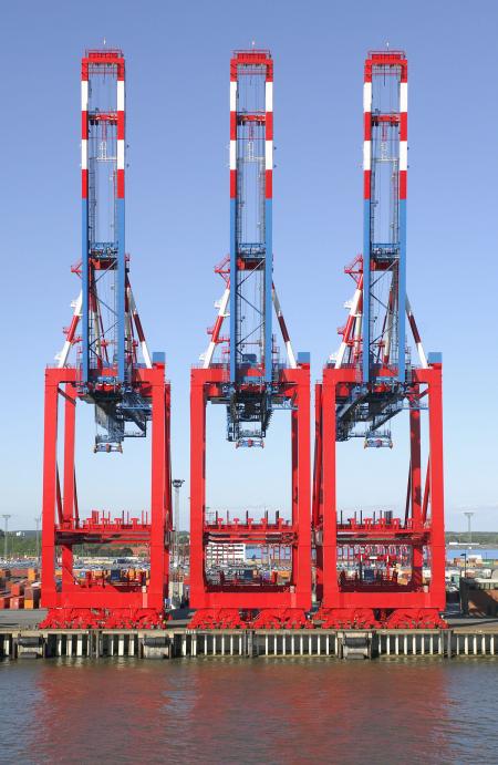 Cranes at Port