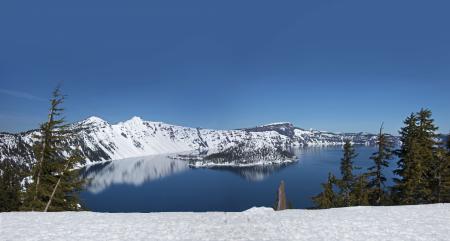 Crater Lake, Oregon, wide angle