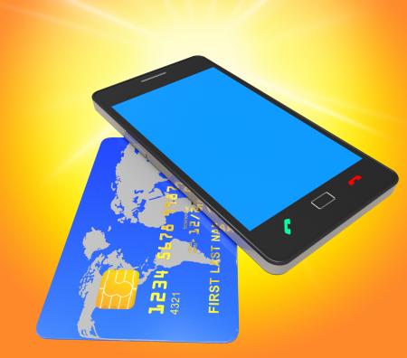 Credit Card Online Means World Wide Web And Banking