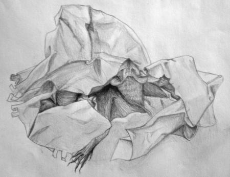 crumpled paper