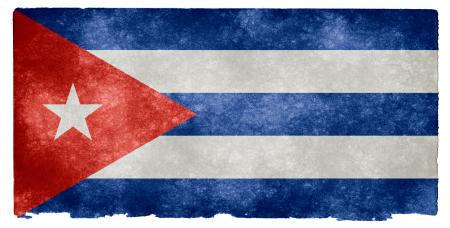 Cuba Grunge Flag