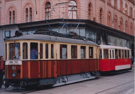 Czech tram old
