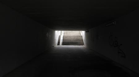 Dark underpass