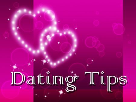 Dating Tips Represents Partner Romance And Sweethearts