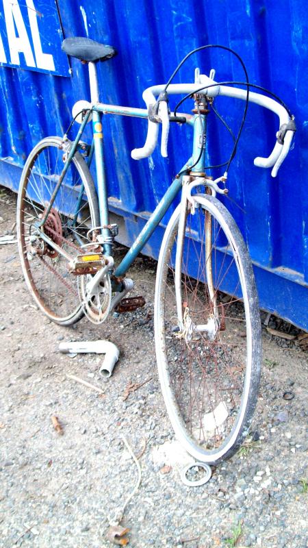 Decayed Morrison Blue Ten Speed Bike