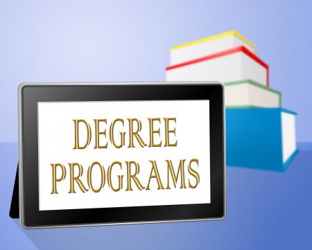 Degree Programs Represents Books Bachelors And Internet