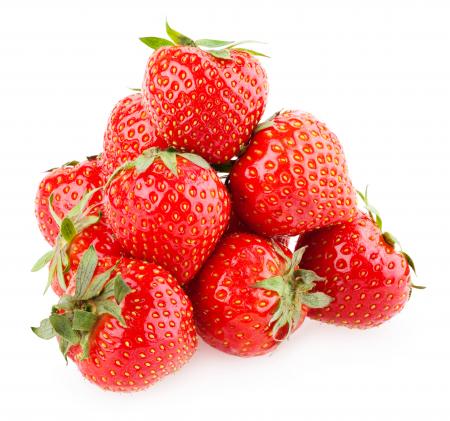 Delicious red strawberries