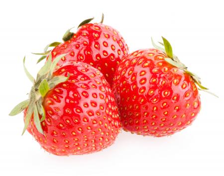 Delicious red strawberries