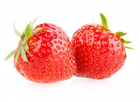 Delicious red strawberries