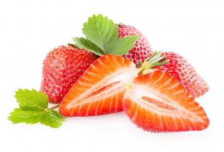 Delicious red strawberries