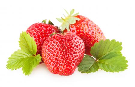 Delicious red strawberries