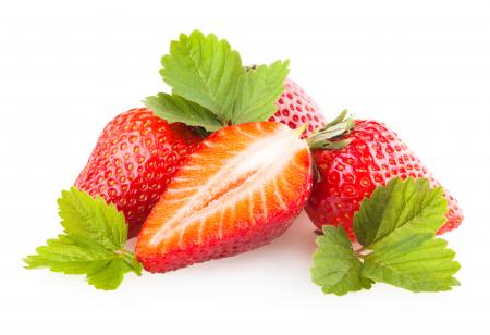 Delicious red strawberries