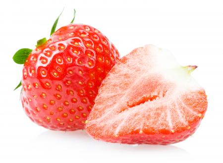 Delicious red strawberries