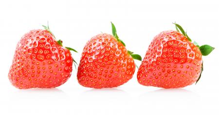 Delicious red strawberries