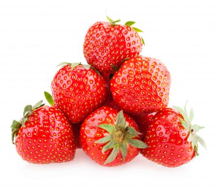 Delicious red strawberries