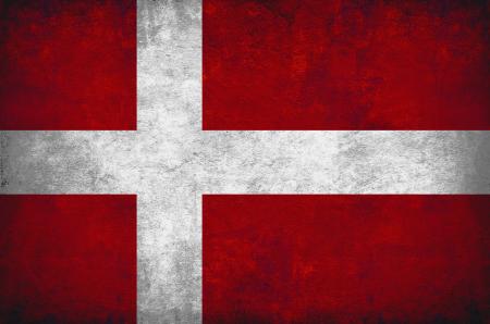 Denmark Grunge Flag