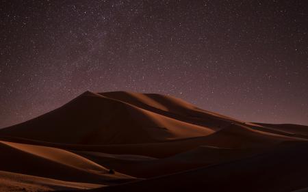 Desert at night