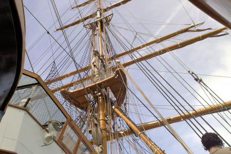 Detail on sailer