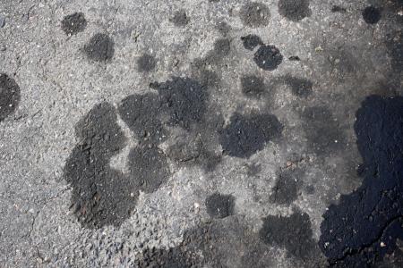 Dirty asphalt