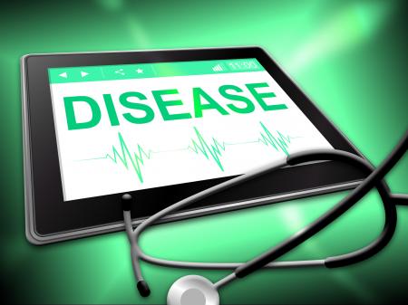 Disease Tablet Means Sick Disorder And Tablets