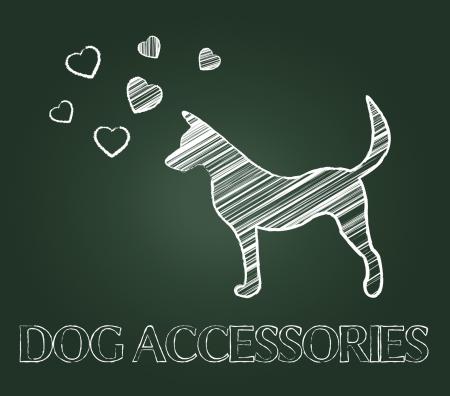 Dog Accessories Represents Product Pedigree And Pup