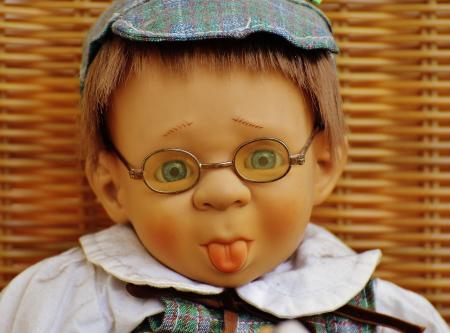 Doll Wearing Eyeglasses